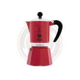 Bialetti Moka Rainbow Stovetop Espresso Maker - Red